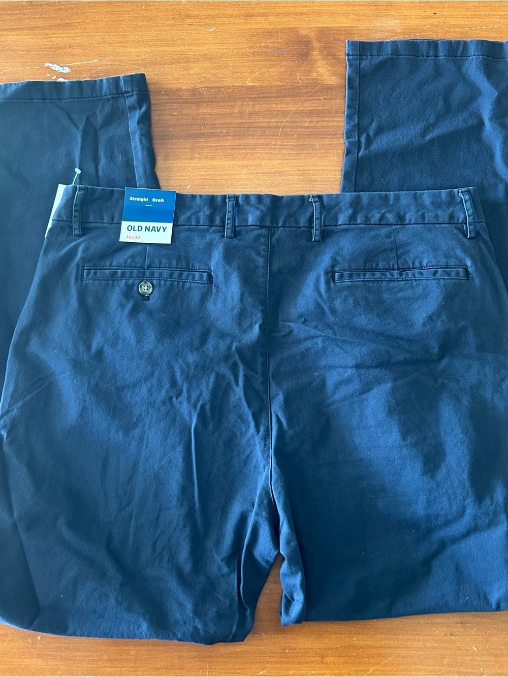 Old Navy Men’s Navy Straight Chinos